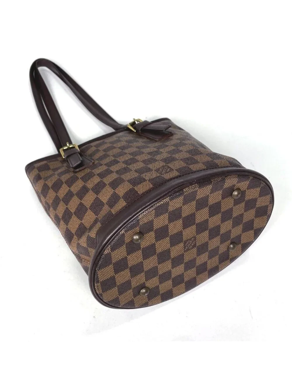 Louis Vuitton Marais Handbag Shoulder Damier Brown